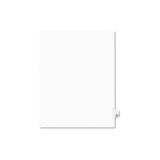 Preprinted Legal Exhibit Side Tab Index Dividers, Avery Style, 10-tab, 23, 11 X 8.5, White, 25-pack, (1023)