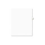 Preprinted Legal Exhibit Side Tab Index Dividers, Avery Style, 10-tab, 59, 11 X 8.5, White, 25-pack, (1059)