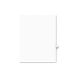 Preprinted Legal Exhibit Side Tab Index Dividers, Avery Style, 10-tab, 68, 11 X 8.5, White, 25-pack, (1068)