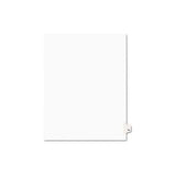 Preprinted Legal Exhibit Side Tab Index Dividers, Avery Style, 10-tab, 74, 11 X 8.5, White, 25-pack, (1074)