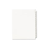 Preprinted Legal Exhibit Side Tab Index Dividers, Avery Style, 25-tab, 26 To 50, 11 X 8.5, White, 1 Set, (1331)