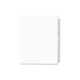 Preprinted Legal Exhibit Side Tab Index Dividers, Avery Style, 25-tab, 101 To 125, 11 X 8.5, White, 1 Set, (1334)