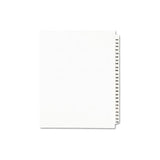 Preprinted Legal Exhibit Side Tab Index Dividers, Avery Style, 25-tab, 151 To 175, 11 X 8.5, White, 1 Set, (1336)