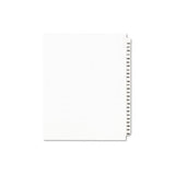 Preprinted Legal Exhibit Side Tab Index Dividers, Avery Style, 25-tab, 176 To 200, 11 X 8.5, White, 1 Set, (1337)