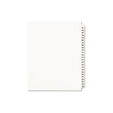 Preprinted Legal Exhibit Side Tab Index Dividers, Avery Style, 25-tab, 401 To 425, 11 X 8.5, White, 1 Set, (1346)