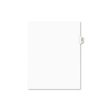 Avery-style Preprinted Legal Side Tab Divider, Exhibit C, Letter, White, 25-pack, (1373)