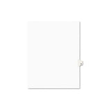Preprinted Legal Exhibit Side Tab Index Dividers, Avery Style, 26-tab, Q, 11 X 8.5, White, 25-pack, (1417)