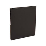 Economy Non-view Binder With Round Rings, 3 Rings, 0.5" Capacity, 11 X 8.5, Black, (3201)