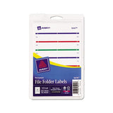 Printable 4" X 6" - Permanent File Folder Labels, 0.69 X 3.44, White, 7-sheet, 36 Sheets-pack, (5215)