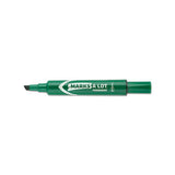 Marks A Lot Large Desk-style Permanent Marker, Broad Chisel Tip, Green, Dozen, (8885)