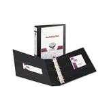 Durable View Binder With Durahinge And Ezd Rings, 3 Rings, 1.5" Capacity, 11 X 8.5, Black, (9400)
