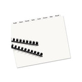 Print And Apply Index Maker Clear Label Unpunched Dividers, 8tab, Letter, 5 Sets