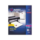 Customizable Print-on Dividers, 8-tab, Letter, 25 Sets