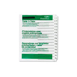 Table 'n Tabs Dividers, 15-tab, 1 To 15, 11 X 8.5, White, 1 Set