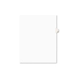 Preprinted Legal Exhibit Side Tab Index Dividers, Avery Style, 10-tab, 8, 11 X 8.5, White, 25-pack