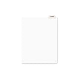 Avery-style Preprinted Legal Bottom Tab Divider, Exhibit K, Letter, White, 25-pk