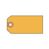 Unstrung Shipping Tags, Paper, 4 3-4 X 2 3-8, Yellow, 1,000-box