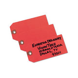 Unstrung Shipping Tags, Paper, 4 3-4 X 2 3-8, Red, 1,000-box