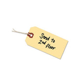 Strung Shipping Tags, 13pt. Stock, 6 1-4 X 3 1-8, Manila, 1,000-box