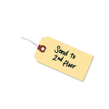 Double Wired Shipping Tags, 13pt. Stock, 3 3-4 X 1 7-8, Manila, 1,000-box