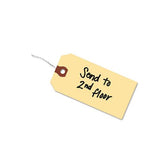 Double Wired Shipping Tags, 13pt. Stock, 4 1-4 X 2 1-8, Manila, 1,000-box