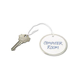 Heavyweight Stock Metal Rim Tags, 2 1-4 Dia, White, 500-box