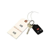 Duplicate Auto Park Tags, 1-500, 4 3-4 X 2 3-8, Manila, 500-box