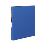Durable Non-view Binder With Durahinge And Slant Rings, 3 Rings, 1" Capacity, 11 X 8.5, Blue