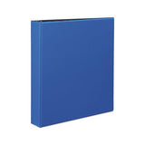 Durable Non-view Binder With Durahinge And Slant Rings, 3 Rings, 1.5" Capacity, 11 X 8.5, Blue