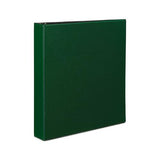 Durable Non-view Binder With Durahinge And Slant Rings, 3 Rings, 1.5" Capacity, 11 X 8.5, Green