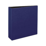 Durable Non-view Binder With Durahinge And Slant Rings, 3 Rings, 3" Capacity, 11 X 8.5, Blue