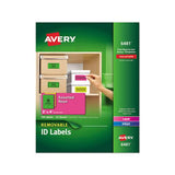 High-vis Removable Laser-inkjet Id Labels, 2 X 4, Asst. Neon, 120-pack