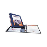 Framed View Heavy-duty Binders, 3 Rings, 1" Capacity, 11 X 8.5, Black