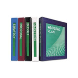 Framed View Heavy-duty Binders, 3 Rings, 1" Capacity, 11 X 8.5, Navy Blue