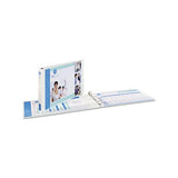 Heavy-duty View Binders, 3 Rings, 1.5" Capacity, 11 X 17, White