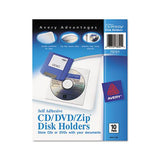 Self-adhesive Media Pockets, 10-pack