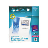 Top-load Poly Sheet Protectors, Heavy Gauge, Letter, Diamond Clear, 50-box