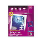 Top-load Poly Sheet Protectors, Super Heavy Gauge, Letter, Nonglare, 50-box