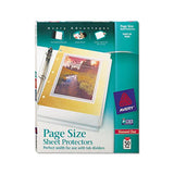 Top-load Poly 3-hole Punched Sheet Protectors, Letter, Diamond Clear, 50-box