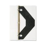 Triangle Shaped Sheet Lifter For Three-ring Binder, Black, 2-pack