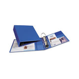 Heavy-duty Non-view Binder With Durahinge And Locking One Touch Ezd Rings, 3 Rings, 3" Capacity, 11 X 8.5, Blue