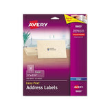 Matte Clear Easy Peel Mailing Labels W- Sure Feed Technology, Inkjet Printers, 1 X 2.63, Clear, 30-sheet, 25 Sheets-pack