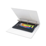 Binder Pencil Pouch, 10 X 7 3-8, Black-clear, 3-pack