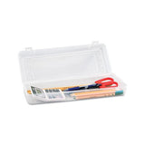 Stretch Art Box, Polypropylene, Snap Shut, Clear