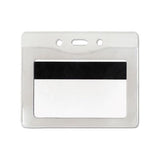 Security Id Badge Holder, Horizontal, 3.5 X 4.25, Clear, 50-box