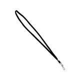 Deluxe Lanyards, J-hook Style, 36" Long, Black, 24-box