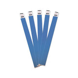 Crowd Management Wristbands, Sequentially Numbered, 9 3-4 X 3-4, Blue, 500-pack