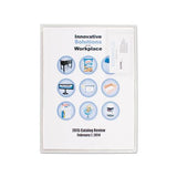 Kleer-file Poly Folder With Id Pocket, Letter Size, Transparent