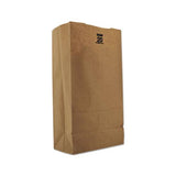 Grocery Paper Bags, 57 Lbs Capacity, #20, 8.25"w X 5.94"d X 16.13"h, Kraft, 500 Bags