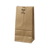 Grocery Paper Bags, 50 Lbs Capacity, #4, 5"w X 3.13"d X 9.75"h, Kraft, 500 Bags